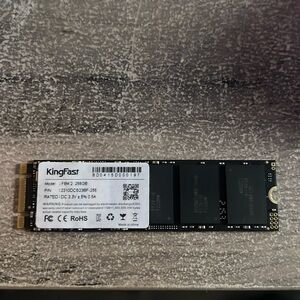 KingFast F6M.2 SSD M.2 SATA3 Hard Drive 256GB